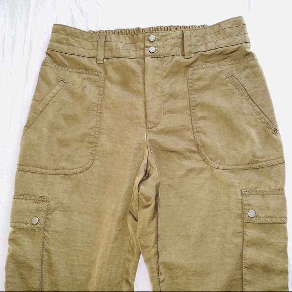 ANTHROPOLOGIE Elevensies Green Cargo Pants - Picture 3 of 6